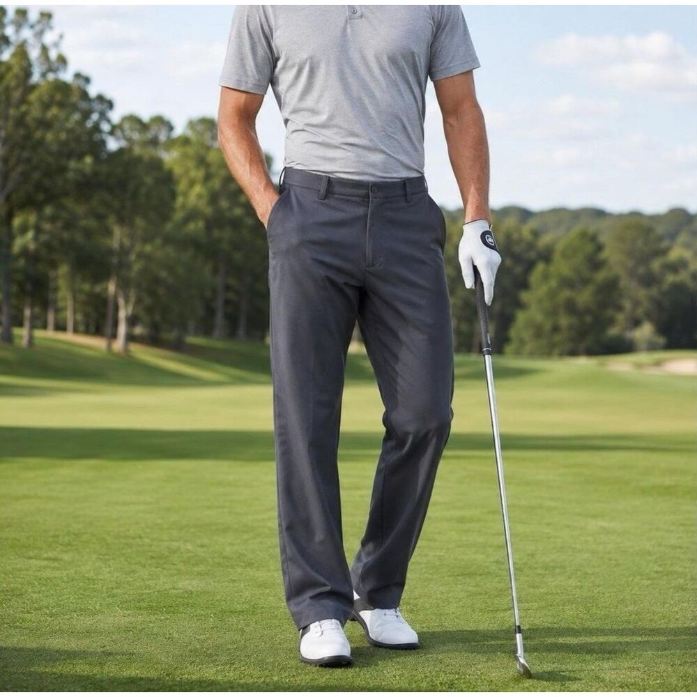 FootJoy Men's Gray Performance Stretch Golf Pants  36 x 34  NWOT  Office Casual